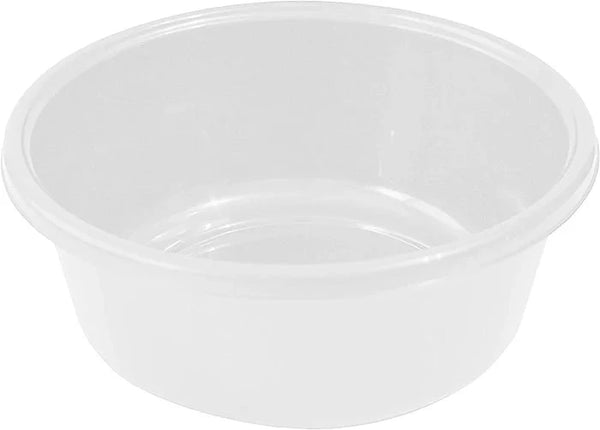 Wash Bowl: Plastic - White