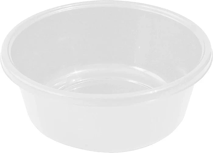 Wash Bowl: Plastic - White