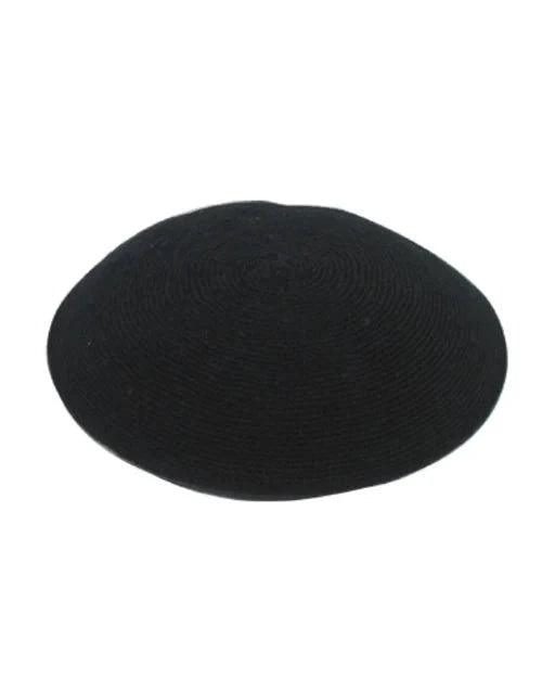 Yarmulka Knit: DMC - Black