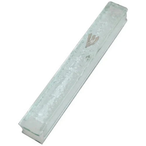 Mezuzah Case: Glass Broken Glass Design