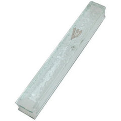 Mezuzah Case: Glass Broken Glass Design