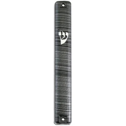 Mezuzah Case: 3D Metal Painted Plastic -
