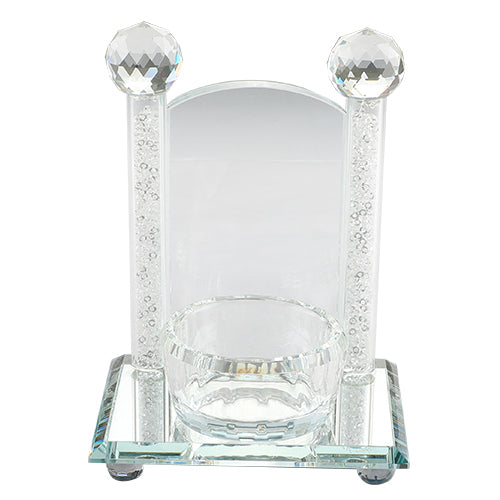 Yahrtzeit Candle Holder - Crystal