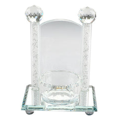 Yahrtzeit Candle Holder - Crystal