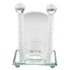 Yahrtzeit Candle Holder - Crystal