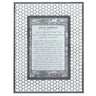 Shabbos Hadlakas Neiros Prayer: Frame Jerusalem & Hexagon Design