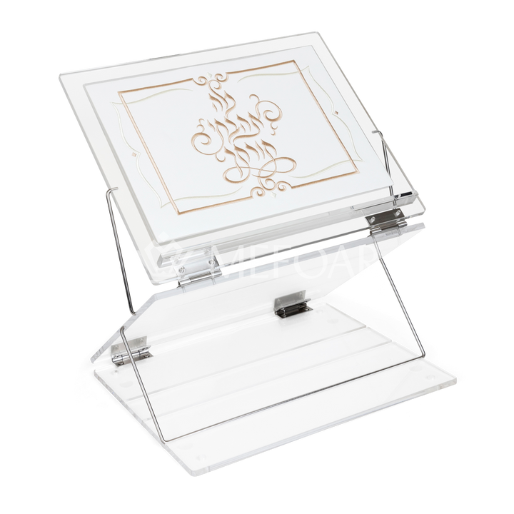 Acrylic Shtender with Leatherette Insert — Style 307W