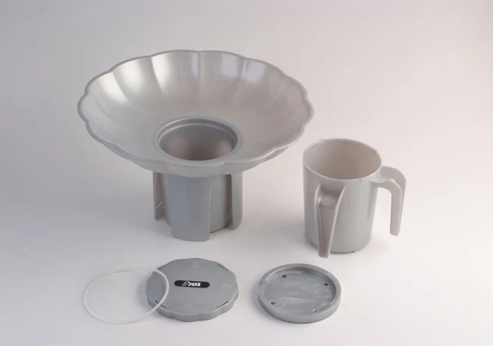 Portable Washing Station: Silver Round F