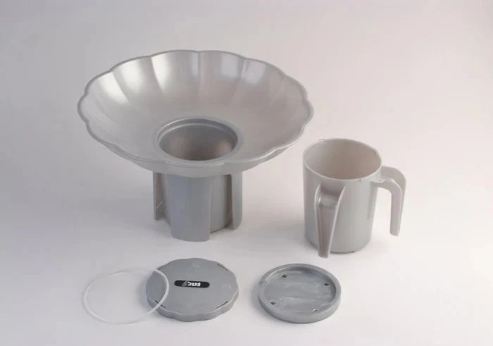 Portable Washing Station: Silver Round F