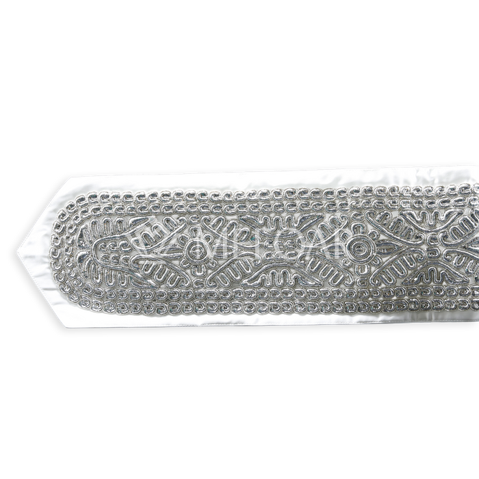 Traditonal Silver Aturah Geflucten 5.5 X 38   Good Satin - Atarahs