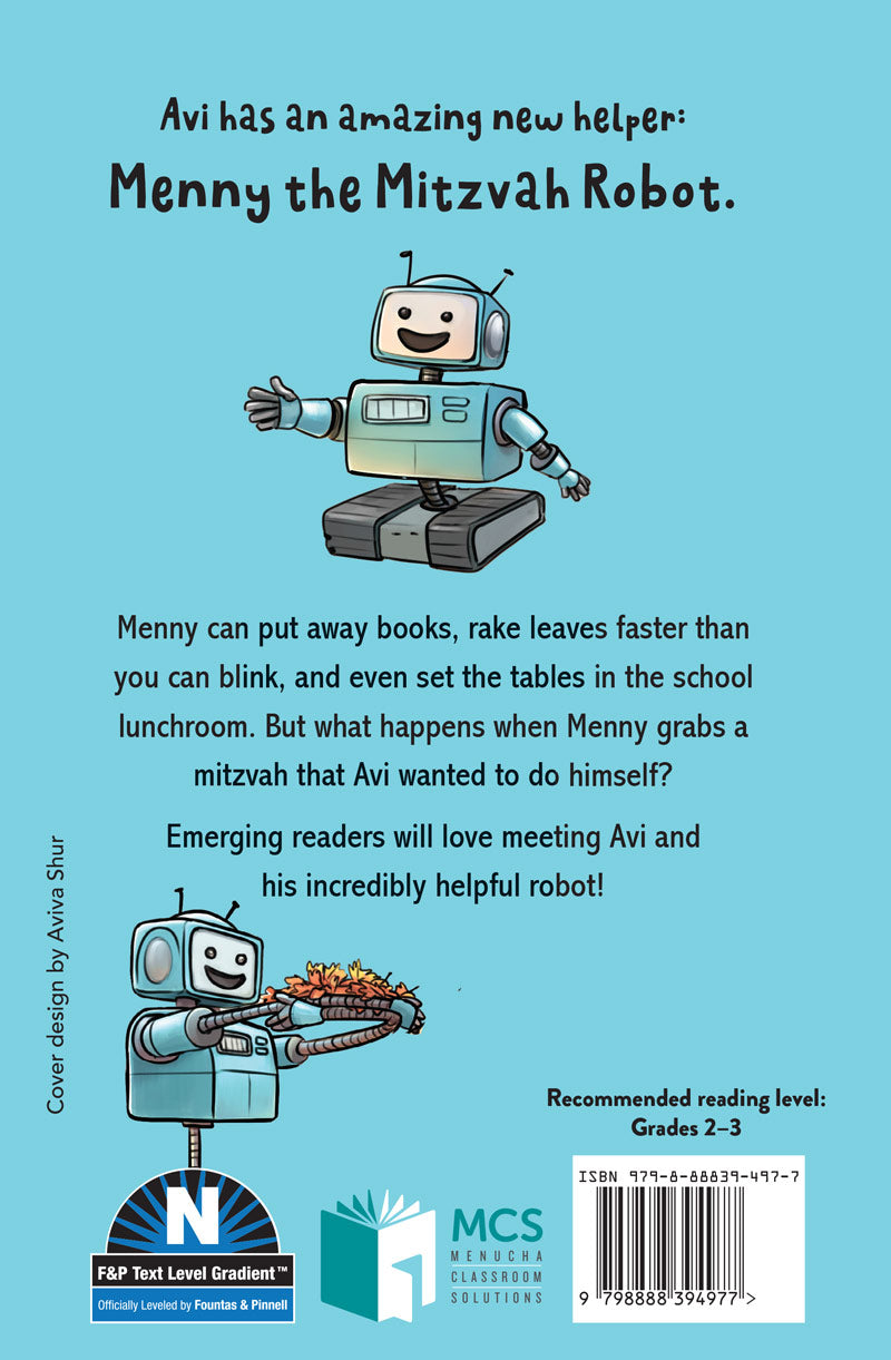 Avi's Mitzvah Robot — Menucha Publishers | Judaica Square Lakewood