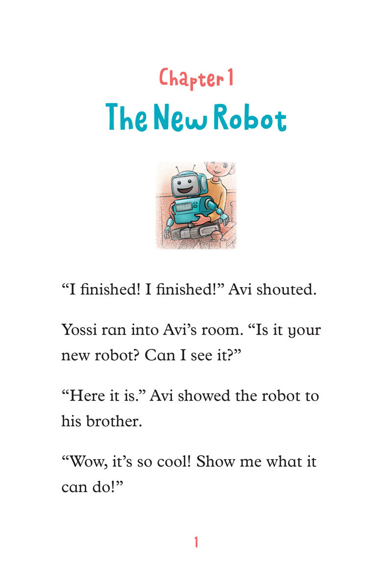 Avi's Mitzvah Robot — Menucha Publishers | Judaica Square Lakewood