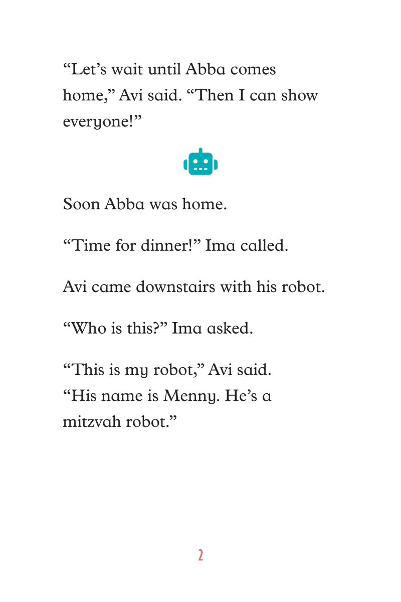Avi's Mitzvah Robot — Menucha Publishers | Judaica Square Lakewood