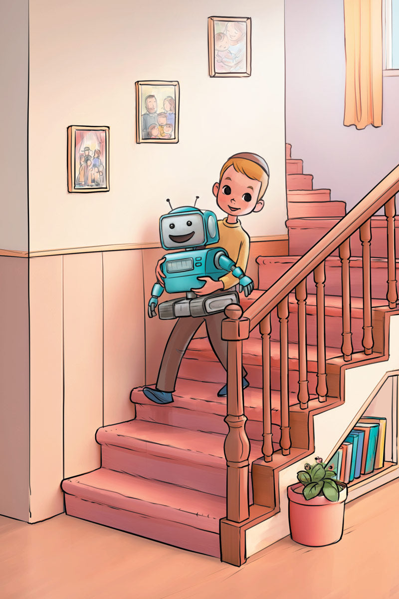 Avi's Mitzvah Robot — Menucha Publishers | Judaica Square Lakewood