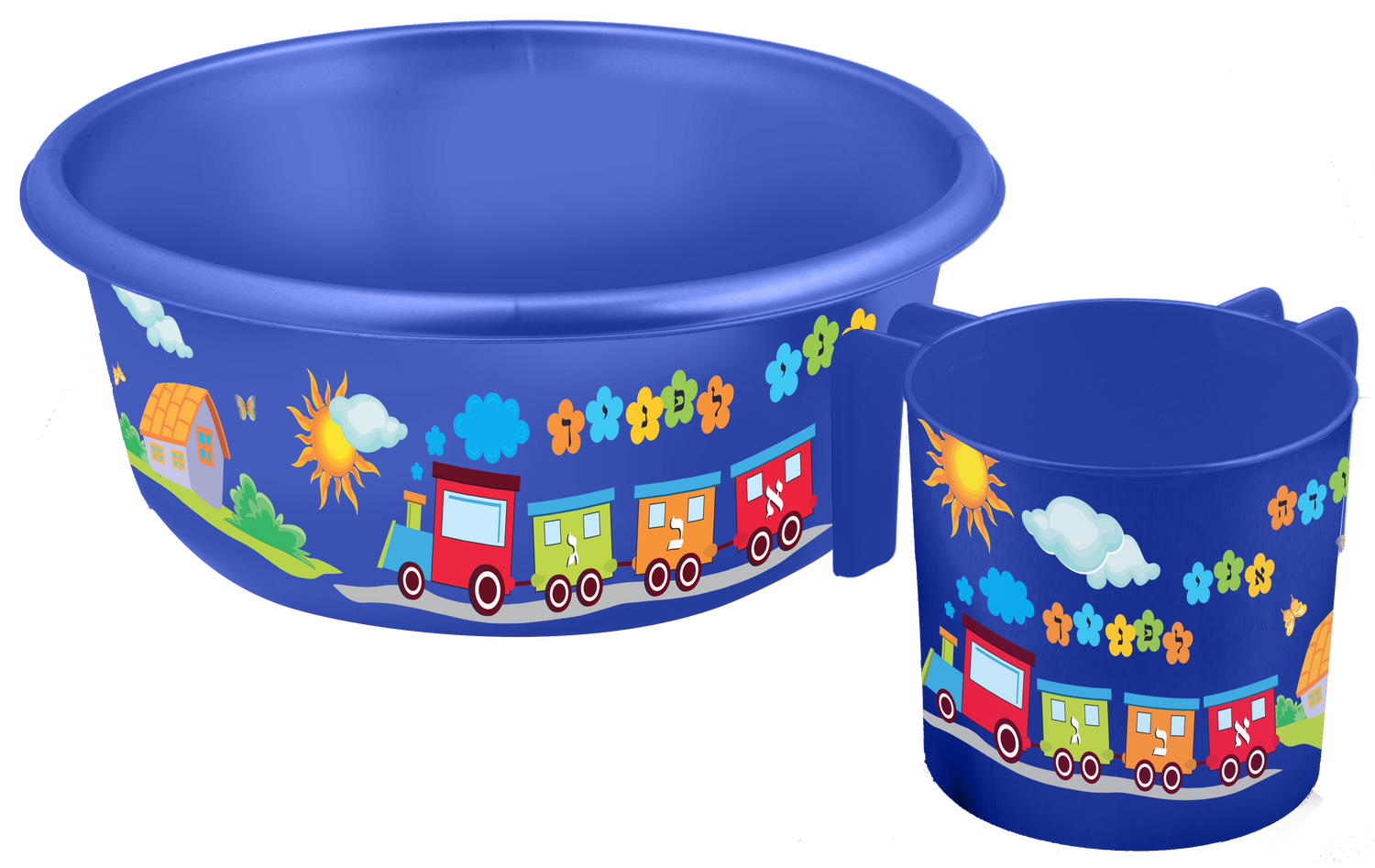 Dark Blue Pail & Cup — toy | Judaica Square Lakewood