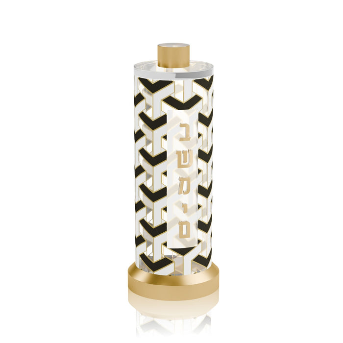 Urban Deco Besamim Holder — Havdalah — slim square column with a magnetic lid | Judaica Square Lakewood