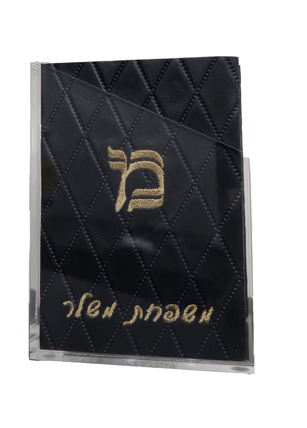 Prestige Leather Bencher — Diamond & Chabad Design, Regal Collection (BEN-BK3)