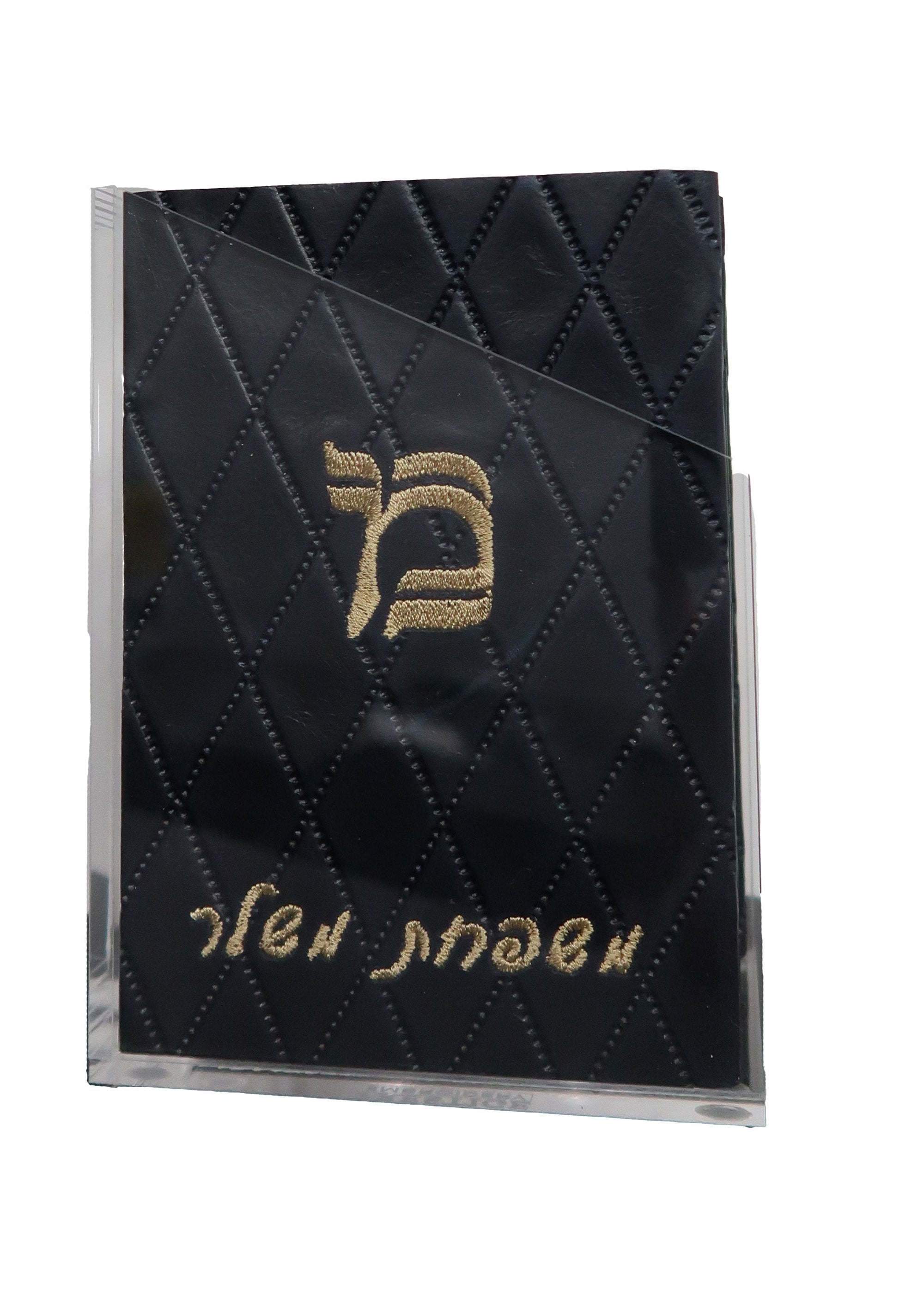 Prestige Leather Bencher — Diamond & Chabad Design, Regal Collection (BEN-BK3)