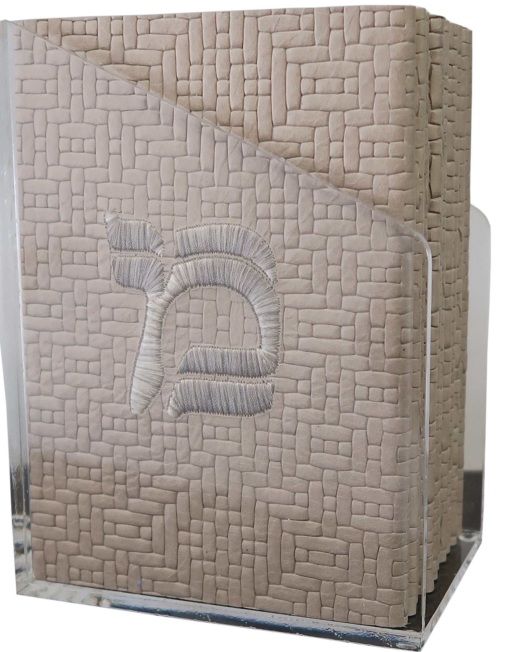 Prestige Leather Bencher — Chabad Design, Regal Collection (BENF-ST)