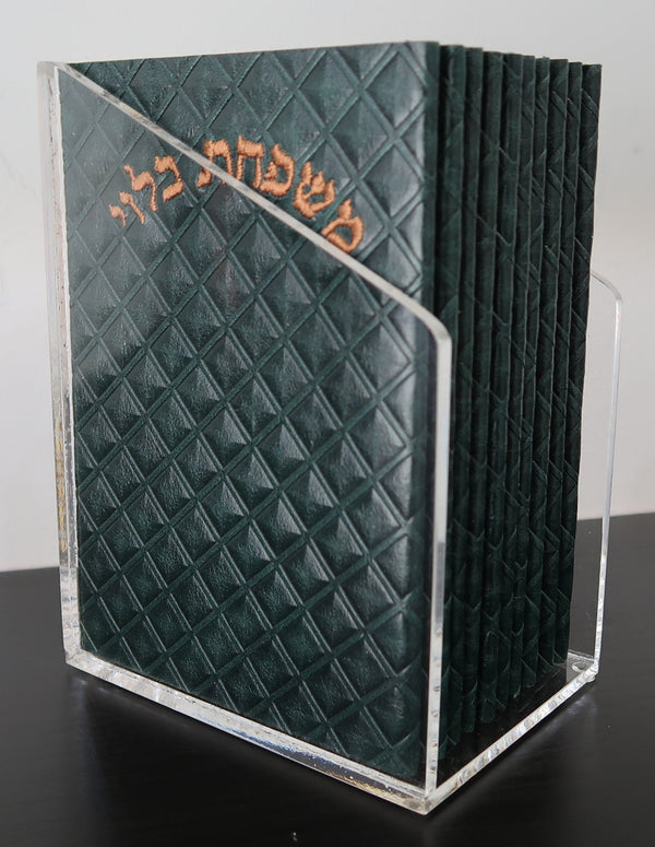 Prestige Leather Bencher — Chabad Design, Premier Collection (BENI-GN)