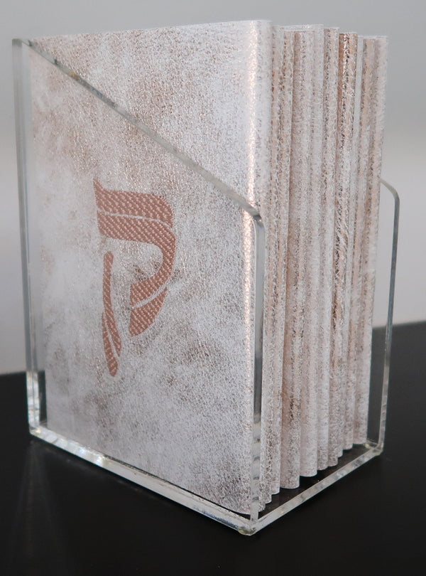 Prestige Leather Bencher — Chabad Design, Premier Collection (BENF-Rose)