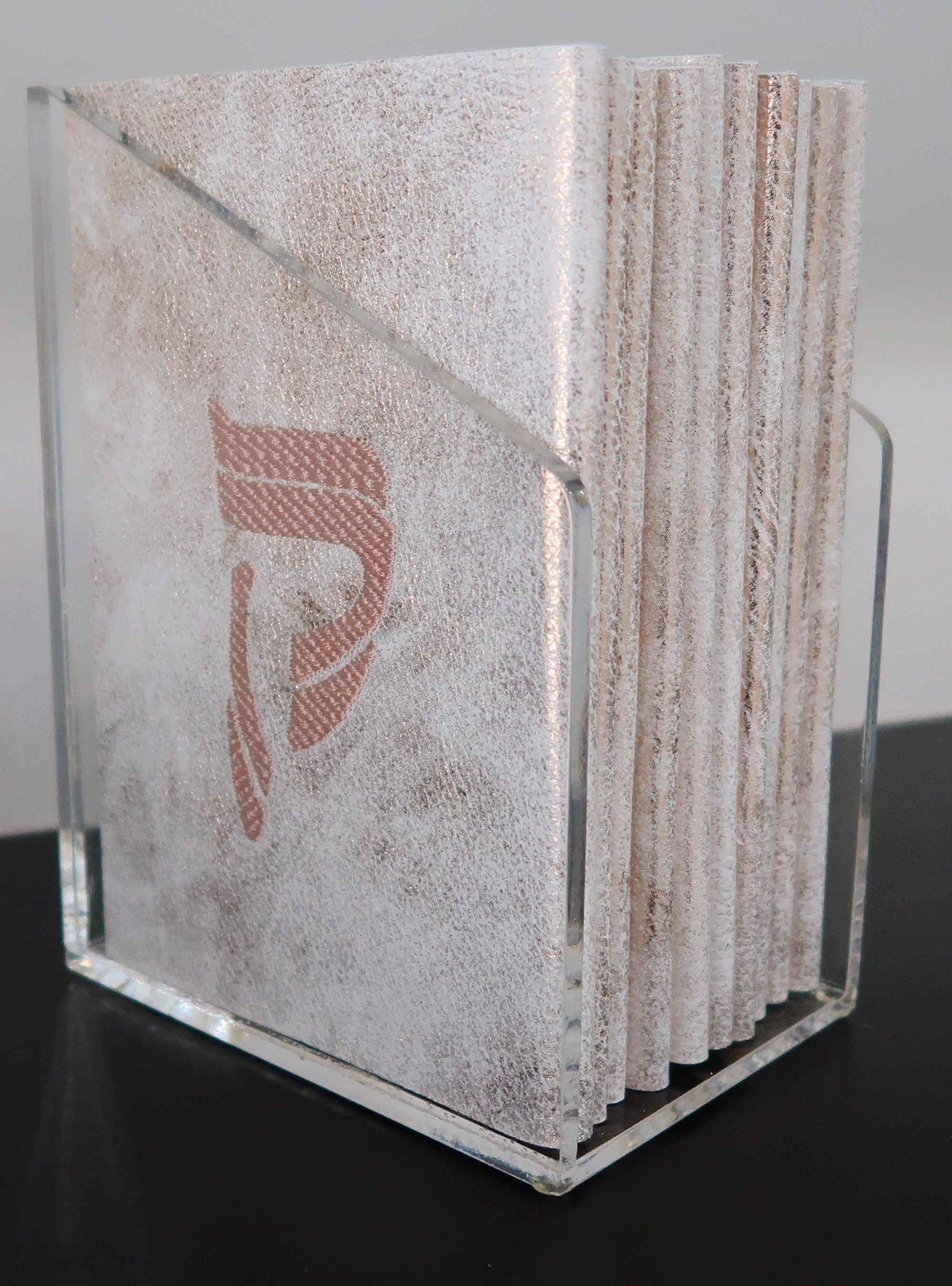 Prestige Leather Bencher — Chabad Design, Premier Collection (BENF-Rose)