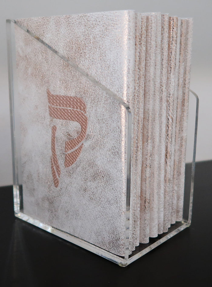 Prestige Leather Bencher — Chabad Design, Premier Collection (BENF-Rose)