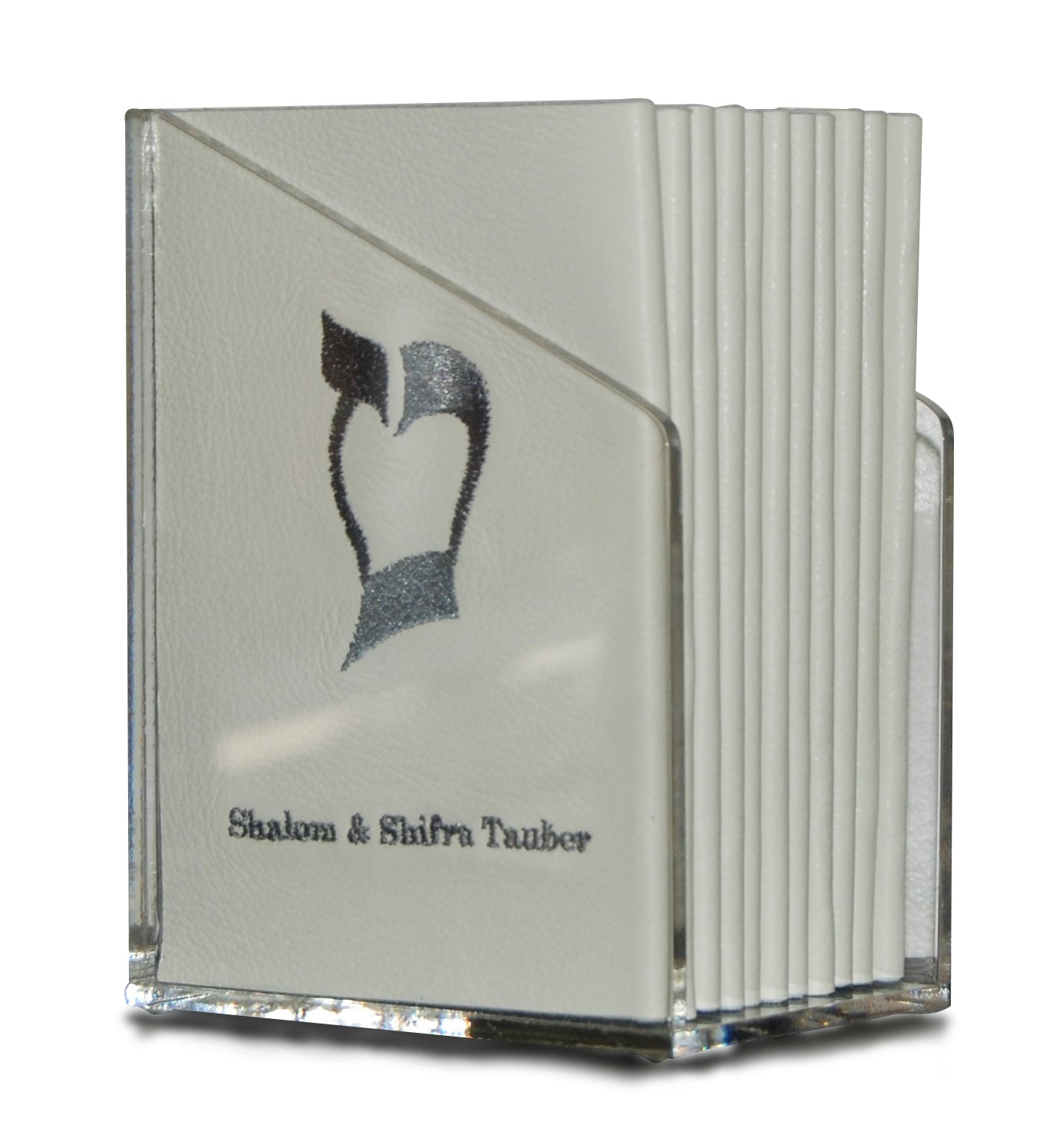 Prestige Leather Bencher — Chabad Design, Classic Collection (BEN-WH)