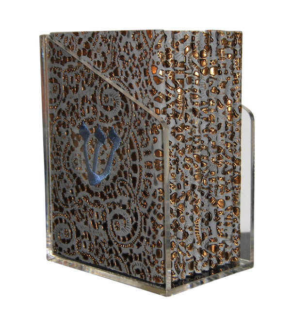 Prestige Leather Bencher — Geometric & Chabad Design, Premier Collection (BENI-LG)