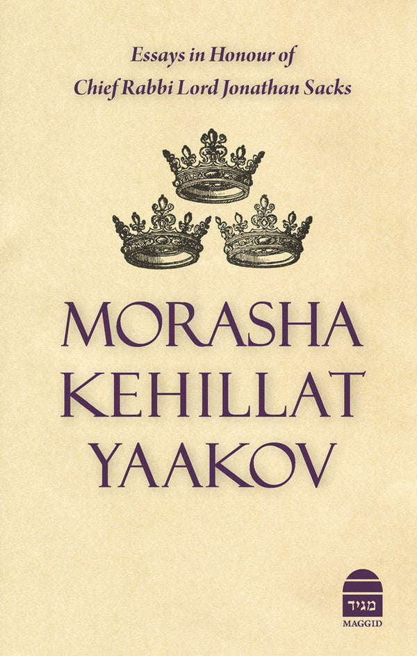 Morasha Kehillat Yaakov ENGLISH Jonathan Sacks (BKE-MKY)