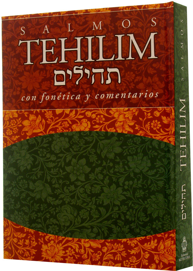 Salmos Tehilim Con Fonetica Y Comentarios- Tehillim with Commentary Hebrew/Spanish Phonetic (BKS-STCFYC)