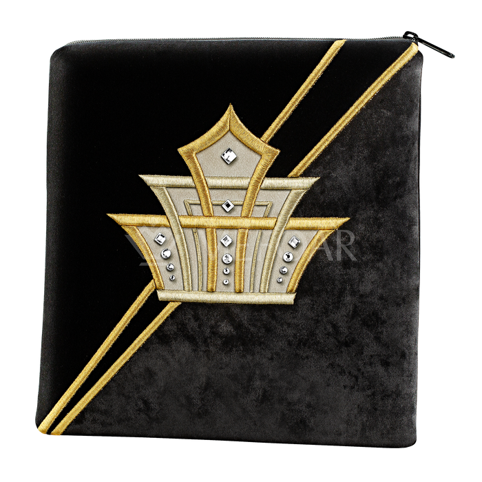 Velvet Tallis and Tefillin Bag 582B1 - Tallis Bags | Judaica Square Lakewood
