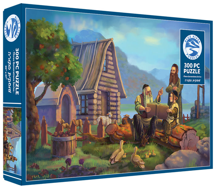 Blue River Learning in the Woods 300 Piece Puzzle — Jigsaw Puzzle by Chazak Kinder | Judaica Square Lakewood