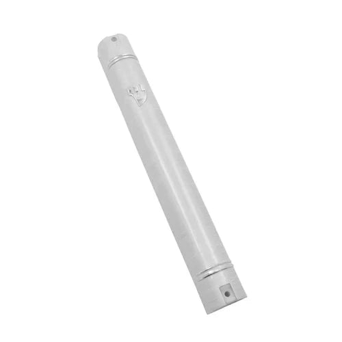 BT Shalom Collection: Plastic Mezuzah Wh