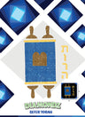Diamondz Sefer Torah — Craft Kit by BZ Kinder | Judaica Square Lakewood