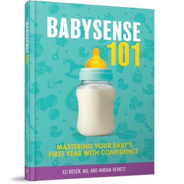 Babysense 101 front cover — Dr. Eli Rosen, hardcover, published by Menucha Publishers