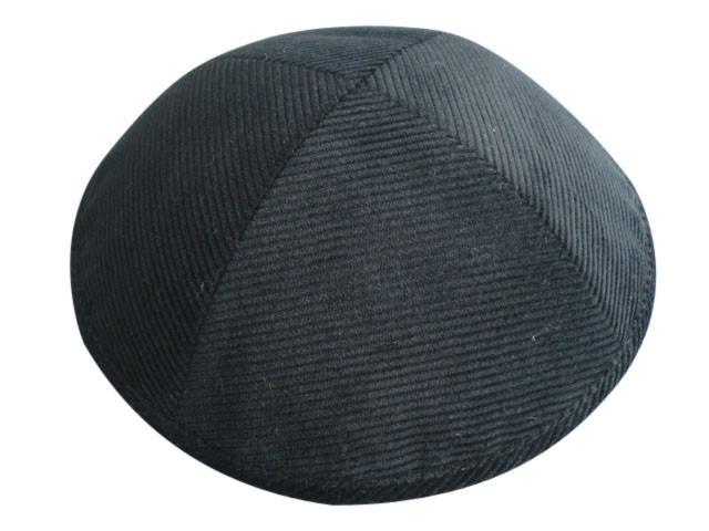 Corduroy Kippah - top view by iKippah