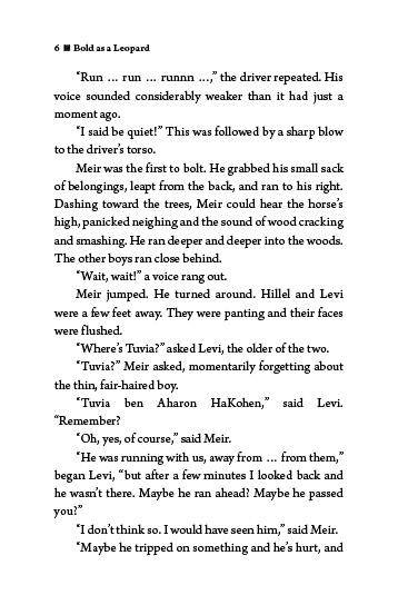 Bold as a Leopard — inside page 3