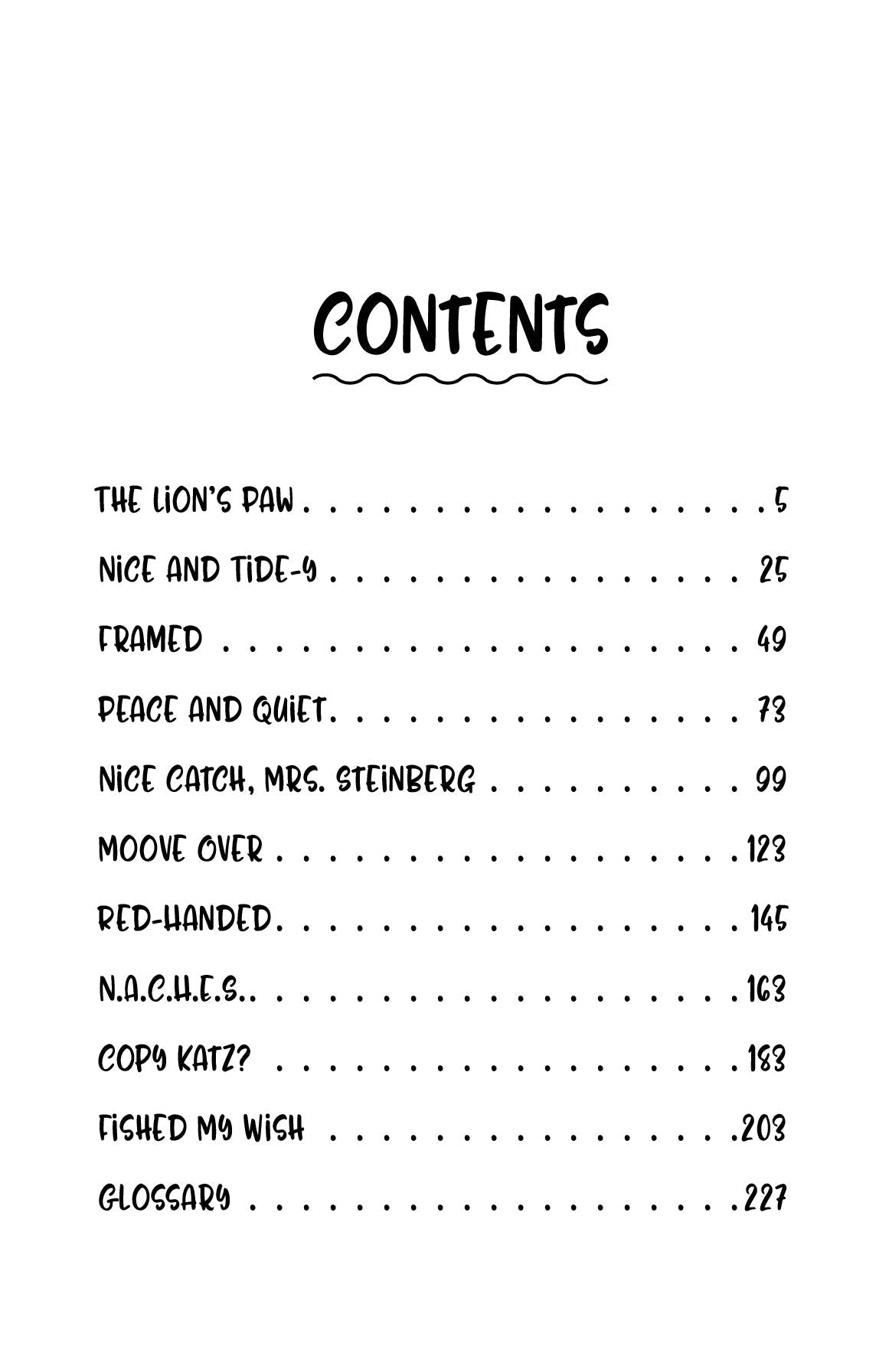 Bubby Karp, Senior Detective — inside page 1