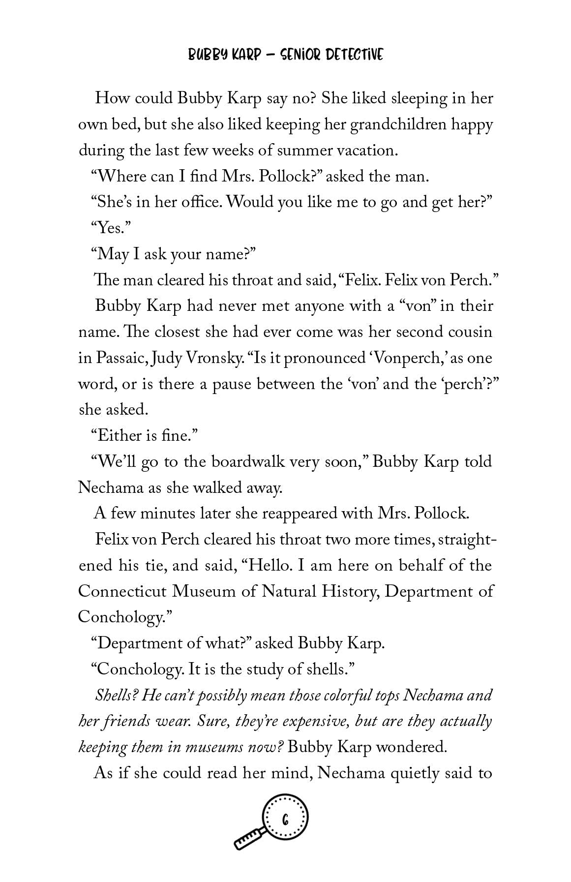 Bubby Karp, Senior Detective — inside page 3