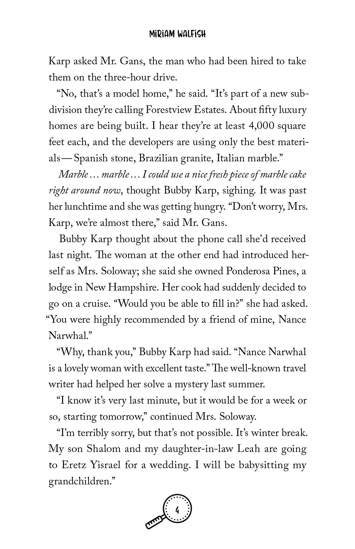 Bubby Karp and the Mystery at Ponderosa Pines by Miriam Walfish — Judaica Press (image 3)