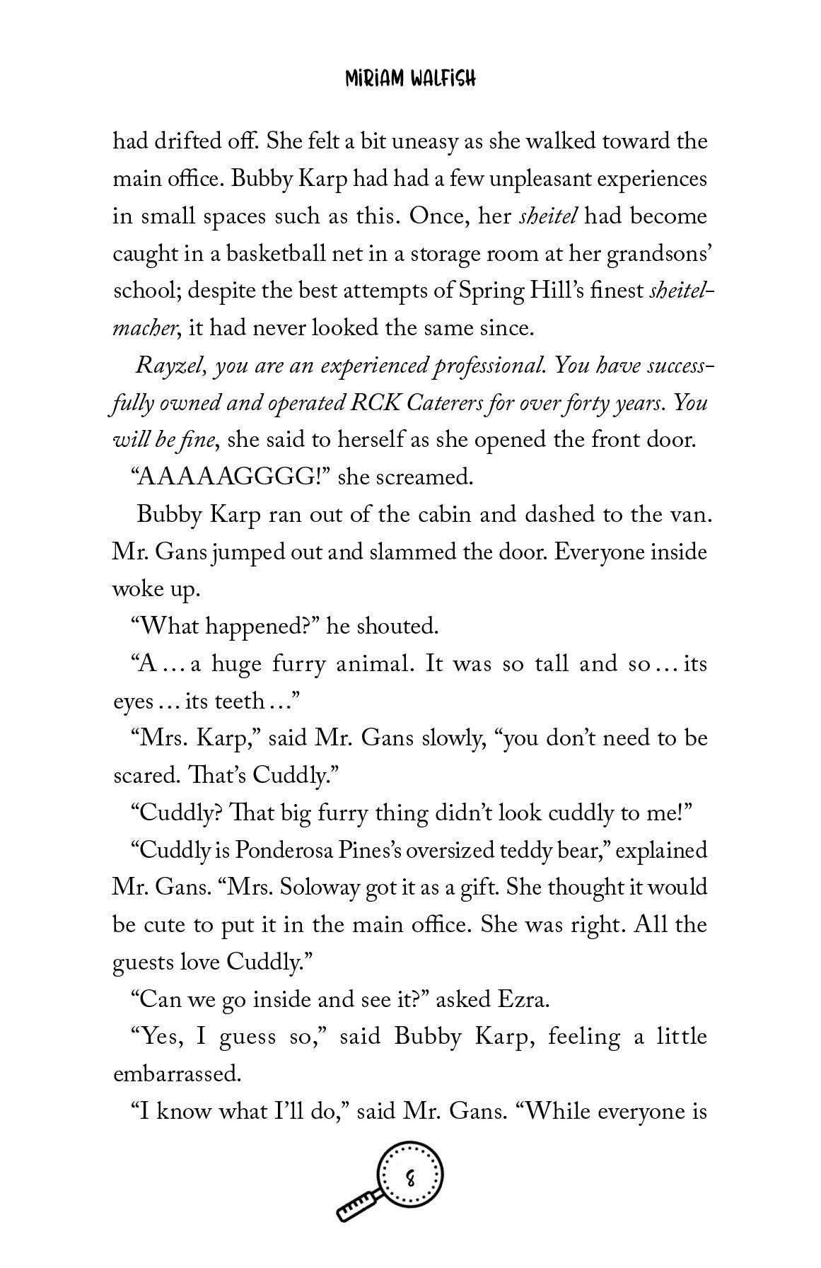 Bubby Karp and the Mystery at Ponderosa Pines — inside page 6