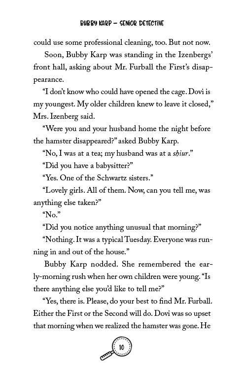 Bubby Karp, Senior Detective — inside page 8