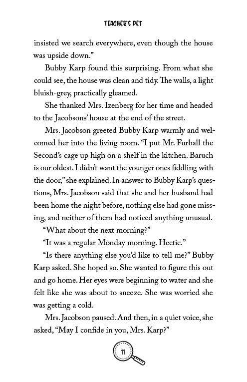 Bubby Karp, Senior Detective — inside page 9