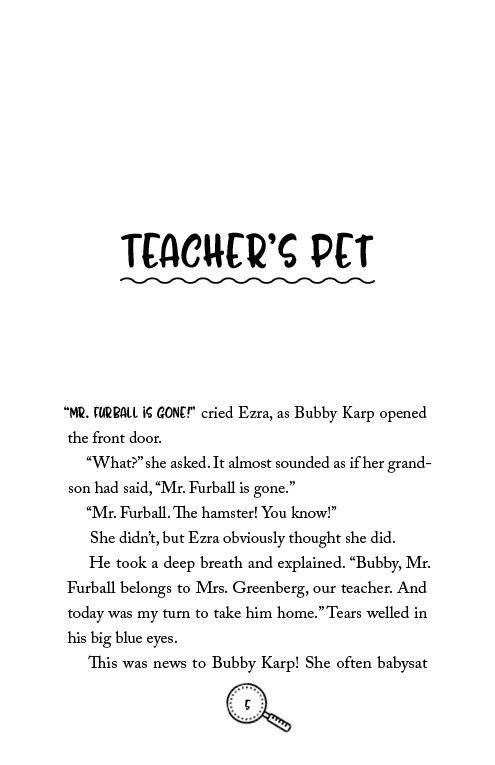 Bubby Karp, Senior Detective — inside page 4