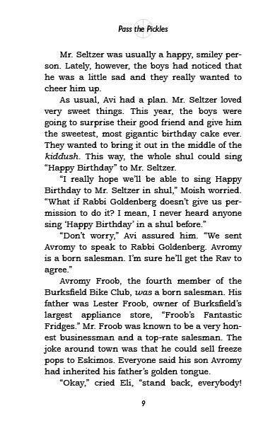 The Burksfield Bike Club: Book 5 - Pass the Pickles by Chaim Finkelstein — Judaica Press (image 7)