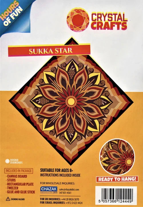 Sukka Star Crystal Crafts geometric canvas kit packaging