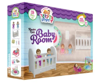 Kinder Velt Baby Room miniature nursery playset packaging