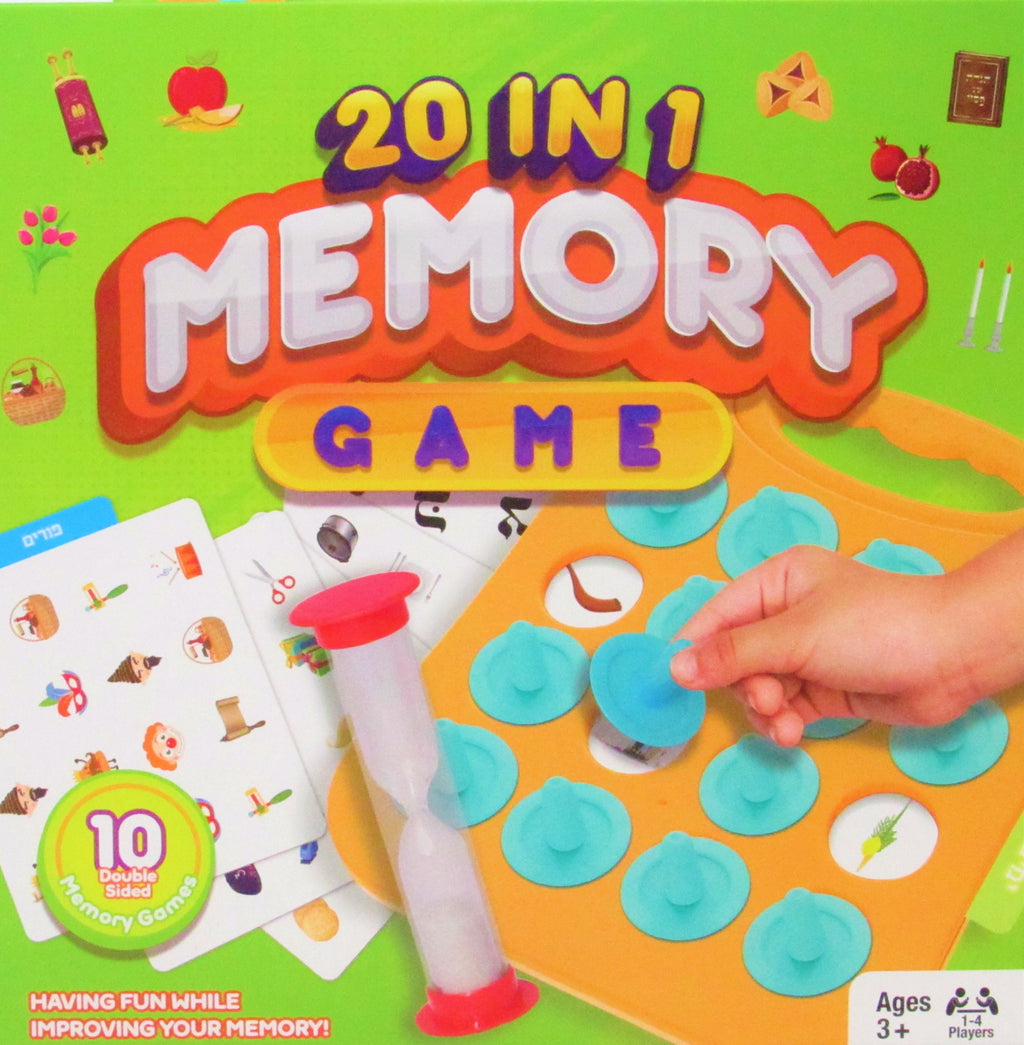 20 in 1 Memory Game — Board Game by Chazak Kinder | Judaica Square Lakewood