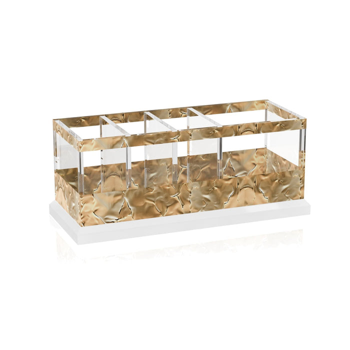 Cadence Cutlery Holder — Acrylic | Judaica Square Lakewood